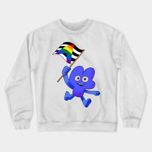 Straight Ally Pride Flag Four! Crewneck Sweatshirt